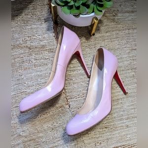 Christian Louboutin Pink and Red Heels